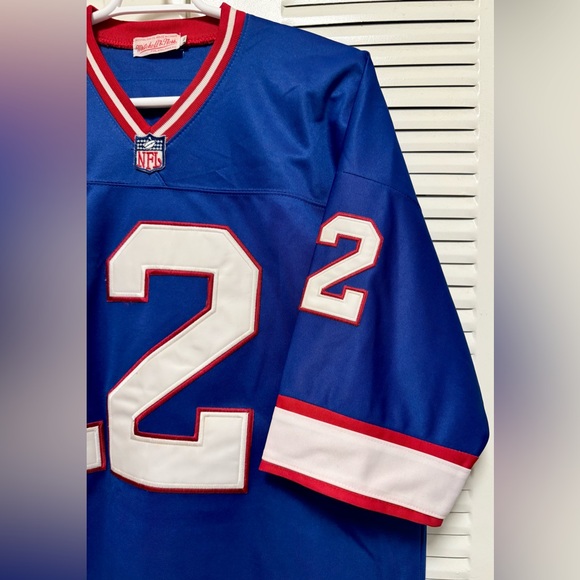 Mitchell & Ness Buffalo Bills Mens Jim Kelly NFL Legacy Royal Jersey - Picture 6 of 13